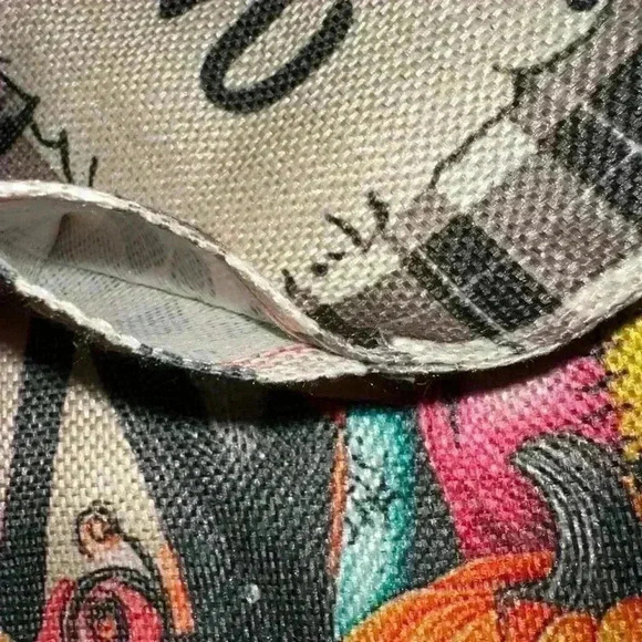 The Nightmare Before Christmas Welcome Halloween Garden Flag Beige Black - Picture 5 of 7